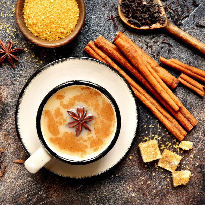 Cinnamon sticks are a key ingredient in #IndianCuisine because they add a touch of sweetness to savory dishes. A cup of masala chai is a great way to enjoy a sweet and savory treat. Tip: “Masala” means “spices,' not heat. #Mild2Spicy #CookingWithSpices #IndianSpices #ChicagoEats