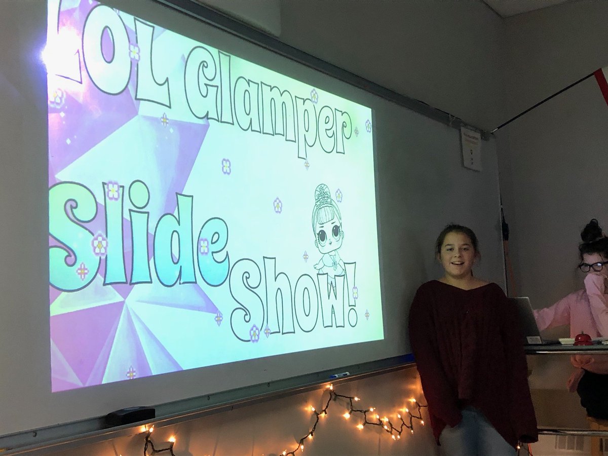 NortonMiddle's tweet photo. Thanks to @ABanksNMS F block class for creating a presentation to help me get an LOL Glamper for my daughter during some early Christmas shopping. How a lesson on percents in math class lead them to helping out their Principal find a good deal. @MGAEnt https://t.co/J5hFsAUkxh