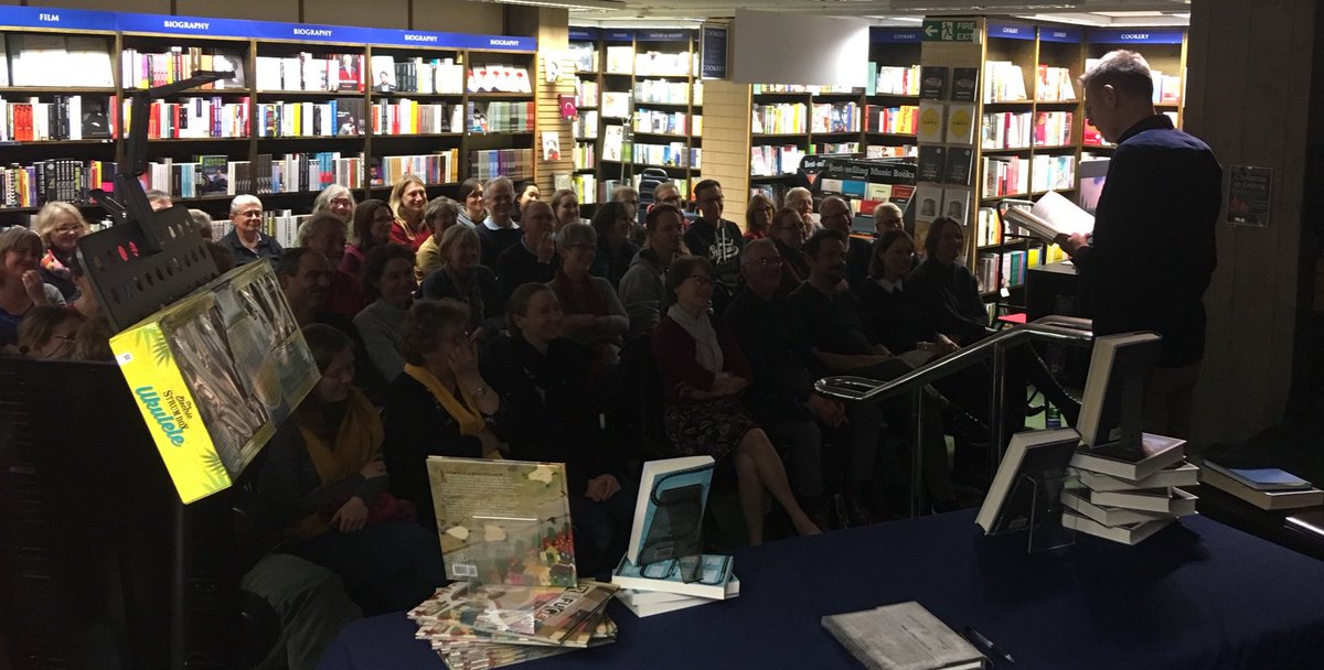 Having a wonderful evening in the company of 
@brian_bilston, his poetry and extracts from ‘Diary of a Somebody’! 

#heffersevents #realbookshops #poetry #diaryofasomebody @picadorbooks