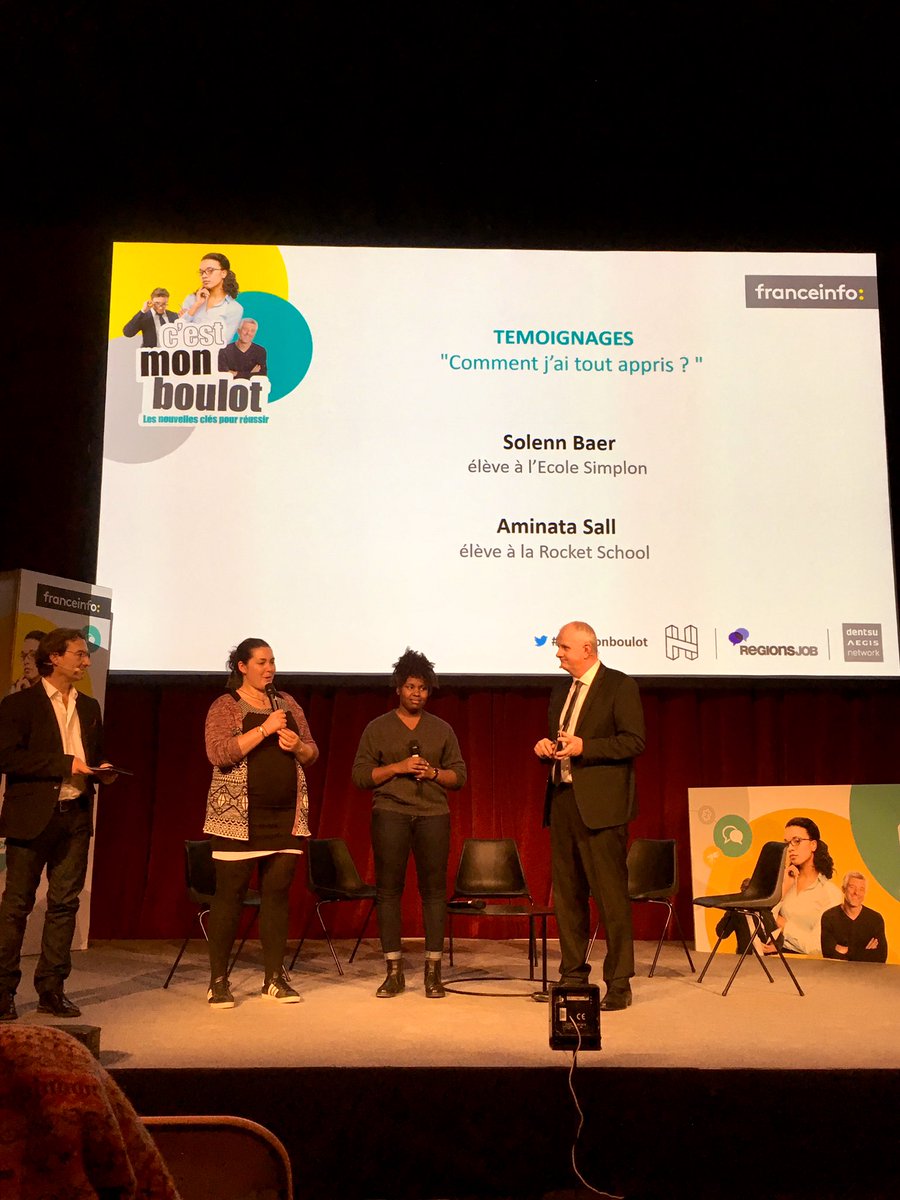 PhilippeDuport's tweet image. "Comment j'ai tout appris ?" 
Les témoignages de Solenn Baer, élève à l'école @simplonco et Aminata Sall, élève à l'école @rocketschoolfr