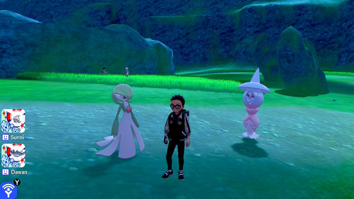 JinuSenpai's tweet photo. Chillin with my wife and her girlfriend #PokemonSwordShield https://t.co/IbwTQFiIhs