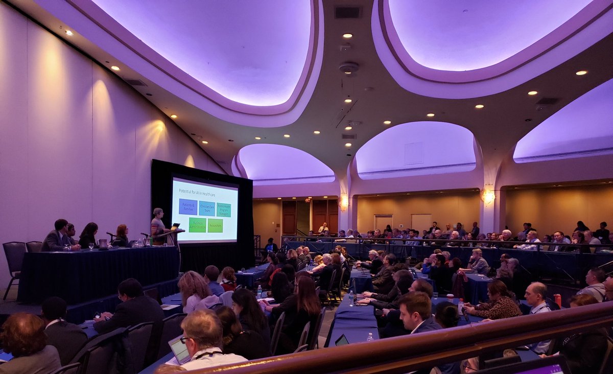 Well attended session re #AI in #healthcare report from <a href="/theNAMedicine/">National Academy of Medicine</a> #AMIA2019 <a href="/AMIAinformatics/">AMIA</a>