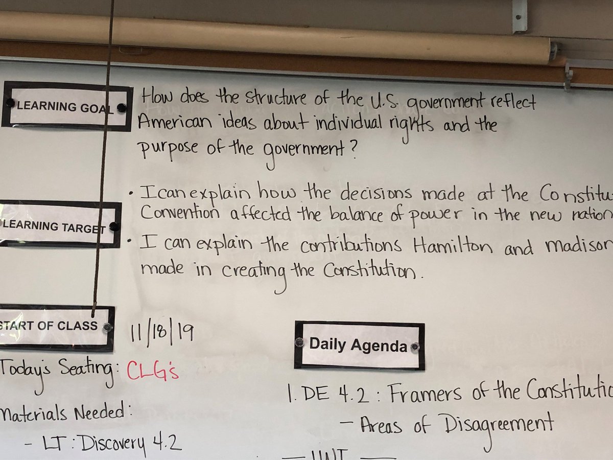 Student groups researching, thinking critically, and fully engaged while discussing decisions made at the Constitutional Convention. Thank you, Mrs. D, for Connecting content, Challenging thought, and inspiring future Champions! #EveryChildEveryDay