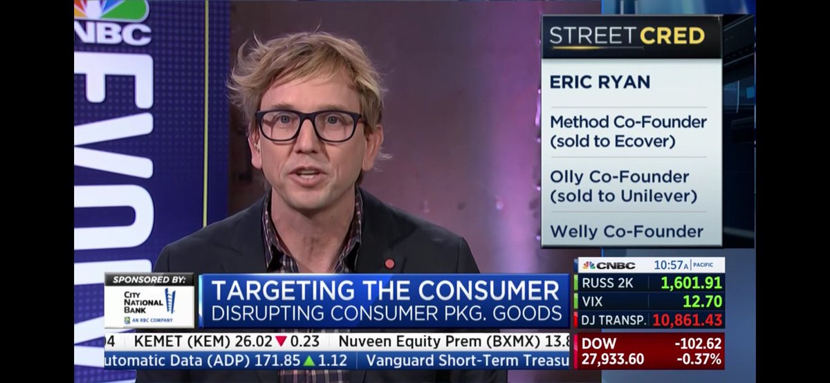 Had a great time on @CNBCTheExchange this morning discussing my history as a founder, identifying consumer trends and the fantastic relationship we have with @Target. #DIY #healthcare #disrupting #consumer #packaged #goods #disruption #CNBCEvolve #cnbc