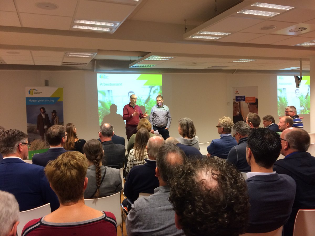 En we zijn begonnen. Bijeenkomst thema ‘Voldoende arbeidskrachten in de kas’ met @GlastuinbouwNL @RaboWestBetuwe