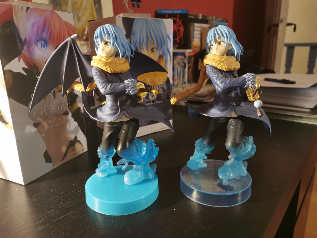 Ikilote's tweet photo. Elles m'attendaient depuis samedi. 😅
Avec une petite comparaison avec la v1.
#tensura #転スラ #rimuru #limule #リムル #milim #ミリム #exqfigure https://t.co/e5IfR8oIjr