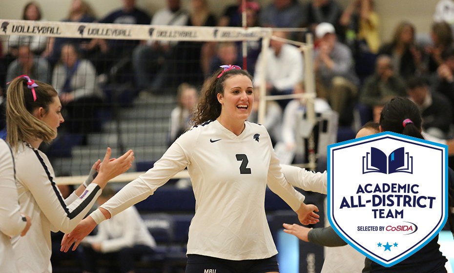 Congrats to the seven #AMCVB players who have been named CoSIDA Academic All-District. #AMCSports

bit.ly/2XtwOVq
