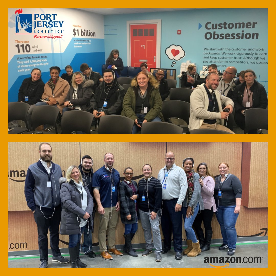 portjersey's tweet image. Port Jersey Logistics visits @amazon! In order to be a good  partner to our customers, we strive to learn more about their customers. We shipped over 12 million cases to Amazon last year on behalf of our customers in the #food, #beverage and #CPG industries.

#amazonfctours