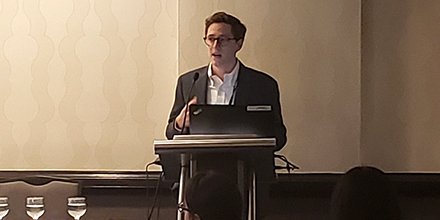 Columbia DBMI (@columbiadbmi) on Twitter photo PhD student <a href="/elliotgmitchell/">Elliot Mitchell</a> is discussing his research on “Feasibility of a machine learning based method to generate personalized nutrition goals for diabetes self-management” in Cabinet. #AMIA2019 PhD student <a href="/elliotgmitchell/">Elliot Mitchell</a> is discussing his research on “Feasibility of a machine learning based method to generate personalized nutrition goals for diabetes self-management” in Cabinet. #AMIA2019