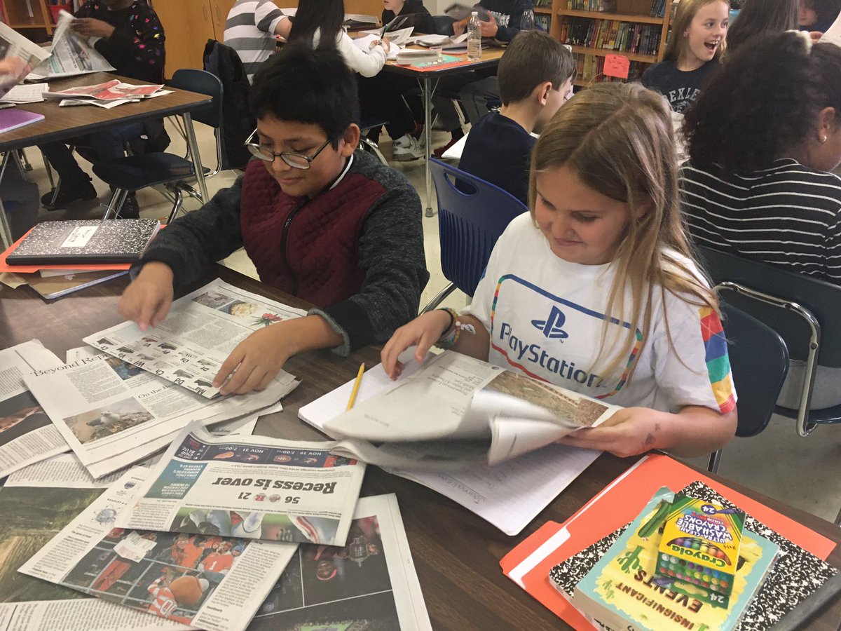 mt5thgrade's tweet image. Today we read the newspaper in preparation for our journalism unit ✏️ 📰 🗞 #bexleybold
