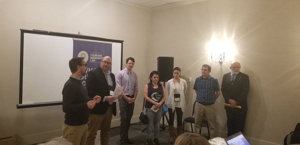 Happy to be representing @CambrianRnD at the Northern Ontario Tourism Summit.  Great to see some of the ideas being pitched as part of Ontario Tourism Innovation Lab's Spark program. #NOTS2019 NOTS2019