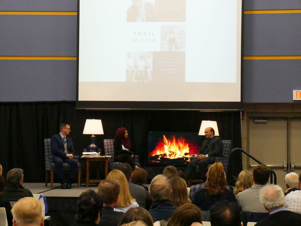 WCSUFoundation's tweet photo. An amazing time yesterday at Farooq Kathwari's book discussion of TRAILBLAZER: From the Mountains of Kashmir to the Summit of Global Business and Beyond. #wcsu #westernconnecticutstateuniversity https://t.co/puZGcTgUzS