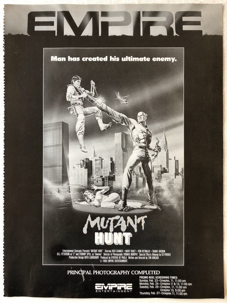 bigkev372's tweet photo. They just donโt do movie adverts/posters like this anymore!!!! #Breeders #MutantHunt #Eliminators #BattleBikes โ๏ธ https://t.co/20QpF9pgQd
