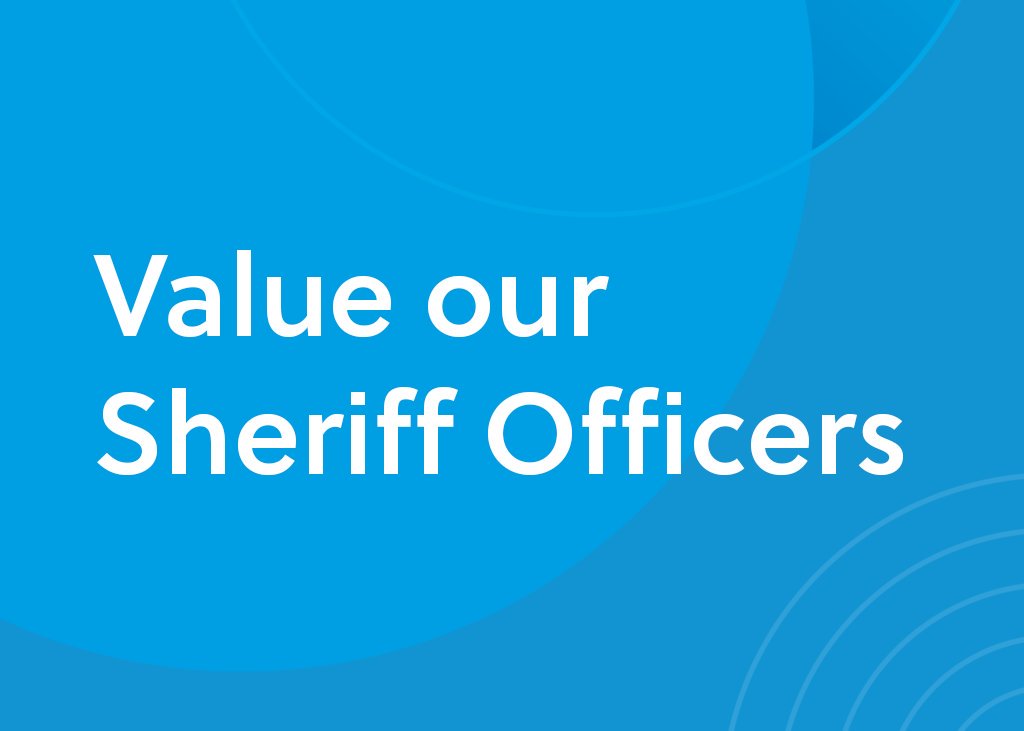 Value our Sheriff Officers - David Alexander reflects on the value of working with Sheriff Officers in order to achieve the best possible outcome for his clients. ow.ly/p9ZC50xfhOi #Blog #Law #Property #FInance #Edinburgh #Glasgow #EastLothian