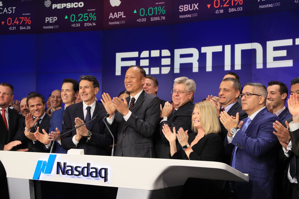michewong's tweet photo. Exciting day for the #Fortinet team with our Investor/Analyst Day on our 10-year IPO Anniversary! https://t.co/tTZdjly20j https://t.co/Hb38TVzmqm