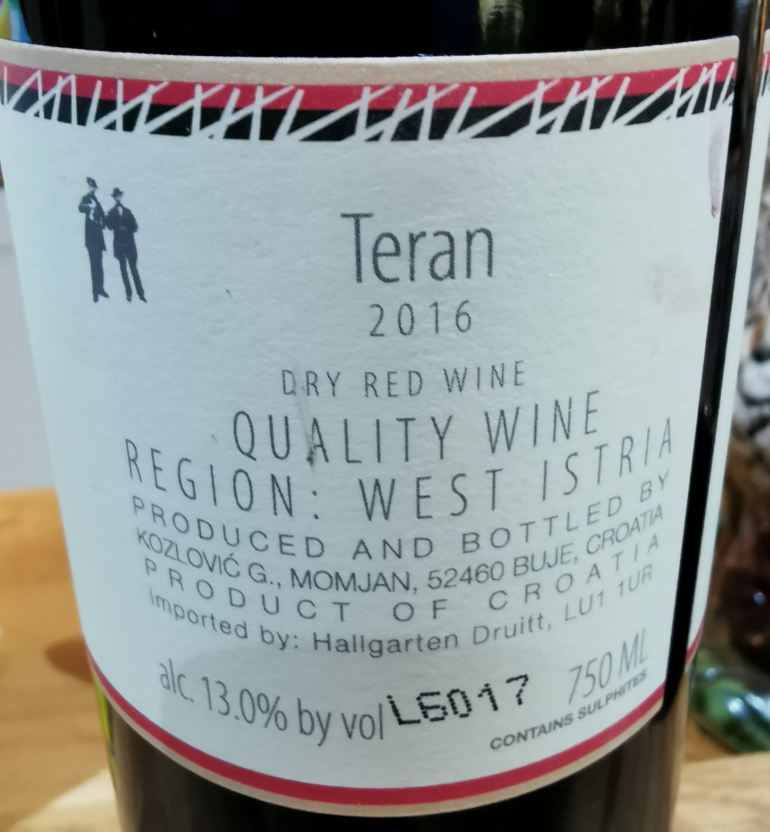 #yearofwine2019 Kozlovic #wine Teran🍇 2016 Croatian Similar to {🇮🇹Refosco} , med bod, forest fruit, touch sour cherry & dark choc🍷 @creativefabien @ricasoli99 @winewankers @frankstero @Fiery01Red @DemiCassiani @MacCocktail @jules_mahon @JMiquelWine @wine1percent @suziday123