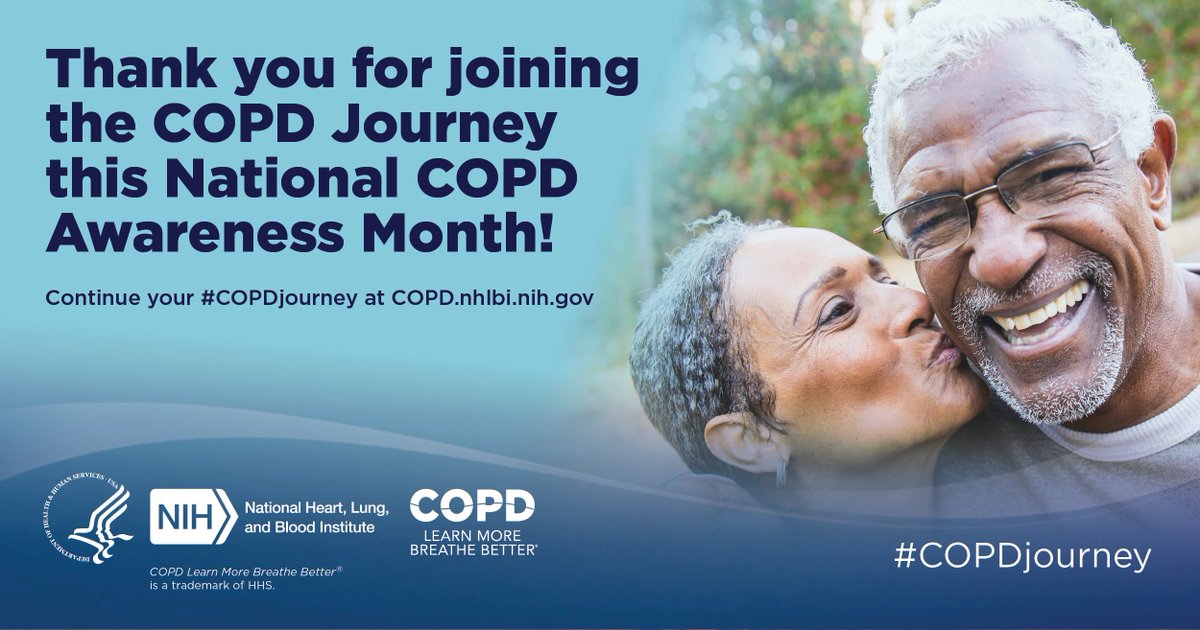 #TuesdayThoughts #COPDjourney
Being a smoker or former smoker and long-term exposure to lung irritants are common risk factors for COPD. Talk to your health care provider about your risk: bit.ly/2T1a38W

See what #COPD looks like in #Kentucky: bit.ly/2C1Nt8Qcopd