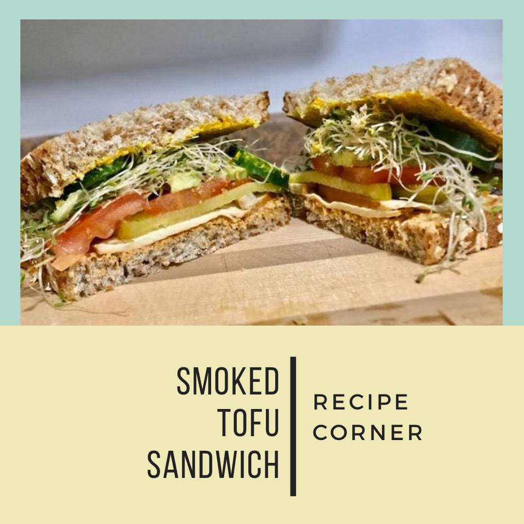 Recipe Corner!
Here's an easy, delicious and healthy plant based lunch!🍴

Sandwich with smoked tofu, chipotle vegan mayo, mustard, avocado, sprouts, tomato, pickle, and cucumber on sprouted grain bread.

Social Media Volunteer: Stephanie G.

#homeforhooves #recipecorner #vegan