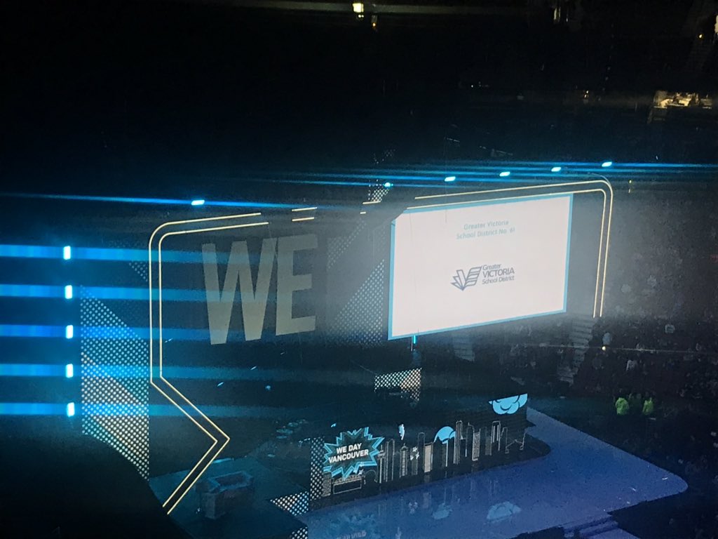 Proud to be representing <a href="/ArbutusGlobal/">Arbutus Global</a> with an amazing group of kids from <a href="/sd61schools/">Greater Victoria School District</a> <a href="/WeDayWe/">WEDAY</a> Thanks @4rcommunity for your leadership to make this happen for our kids