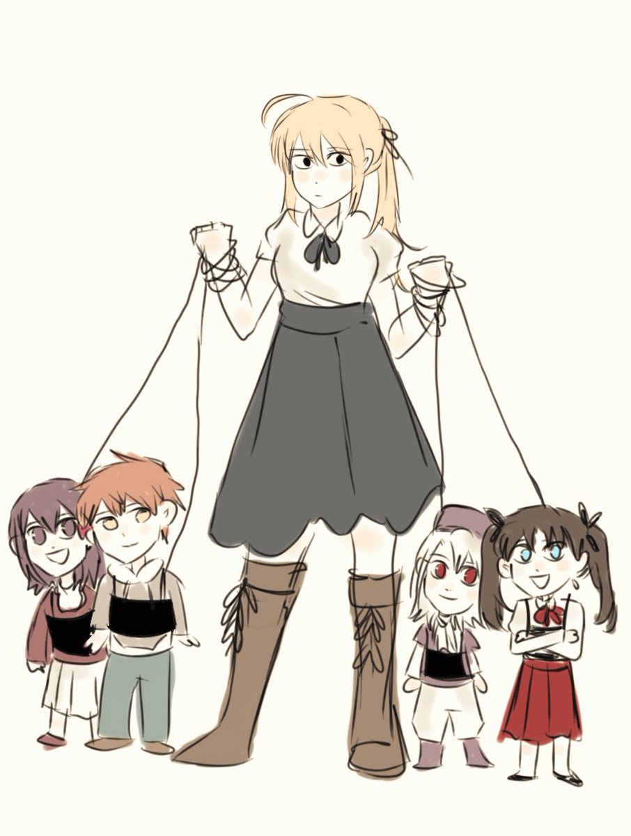 More of my Babysit AU because I admit it's cute
#FGO #FateZero 