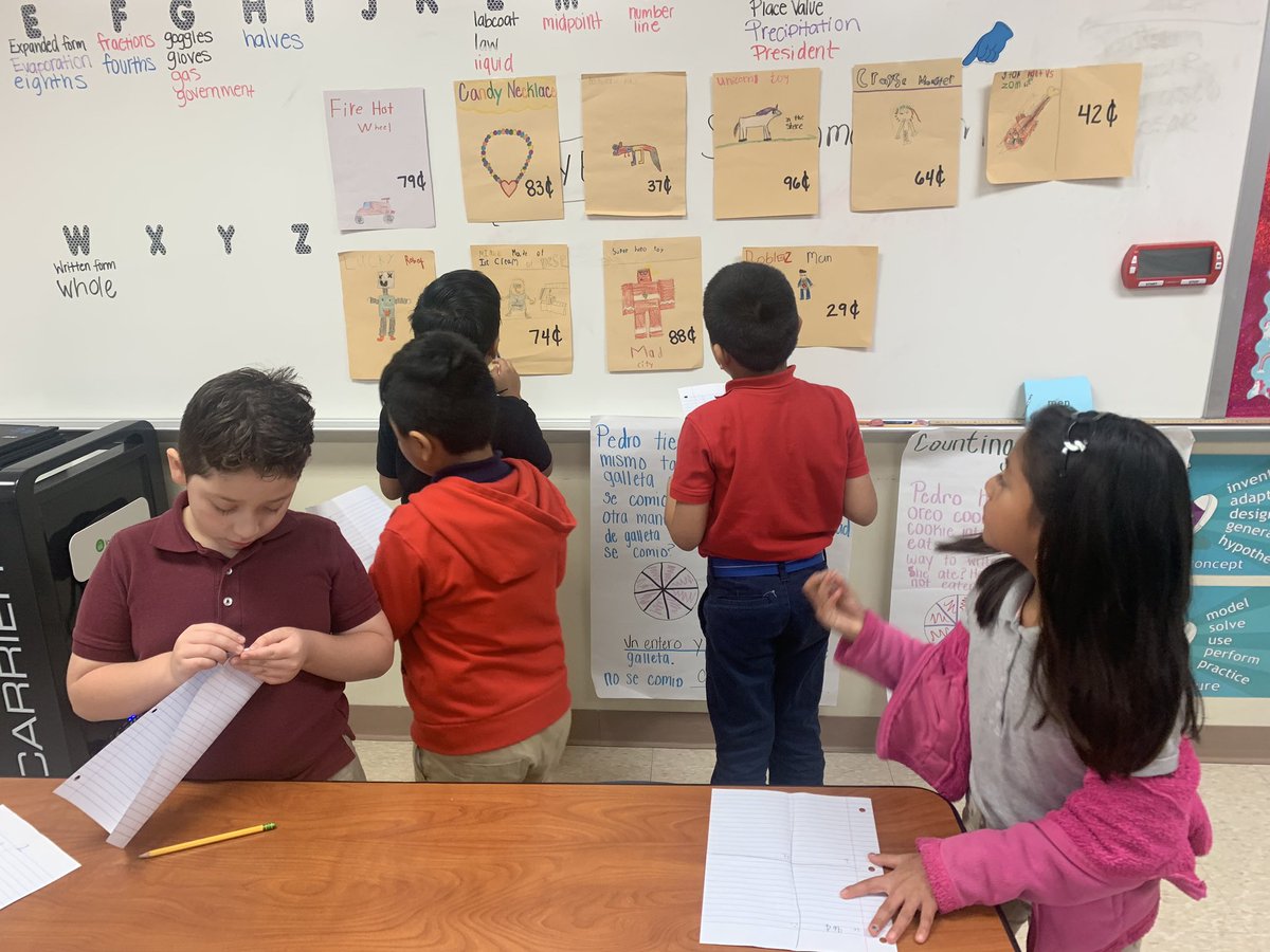 lmgonzalez_lisa's tweet photo. We are learning how to count collections of coins so we created a store to sell things to our friends and had to draw out the coins we would use to buy the item! The kids enjoyed it! #MarcellaAddsValue @edwards_demedia @nparedes2000 https://t.co/CfObLIlZi8
