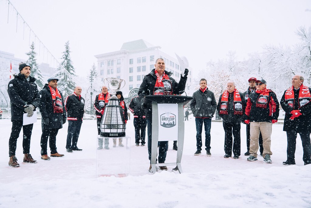 CFL's tweet photo. A pretty 🇨🇦ian arrival. #GreyCup 

📸: @johanyjutras https://t.co/UBLdYOeXFt