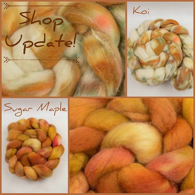 AliCatFiberarts's tweet photo. New BFL and Targhee/Bamboo/Tussah up in the shop - link in profile.
#handdyed #dyersofinstagram #handspinnersofinstagram #handspinning #combedtop #indiedyersofinstagram #indiedyer #bflwool #bfl #targheebamboosilk #alicatfiberarts https://t.co/cfBNoYNd2j https://t.co/ofM627GBOH