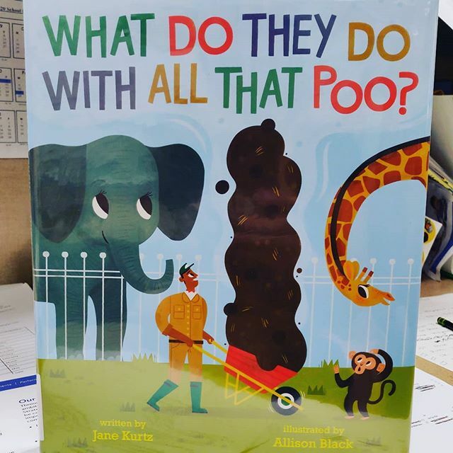 SCLteens's tweet photo. When you ask your fellow childrens librarian for a reading recommendation...#smclreads #readalouds #whatdotheydowithallthatpoo https://t.co/PFUPfbxgyz https://t.co/qajoYI2mVB