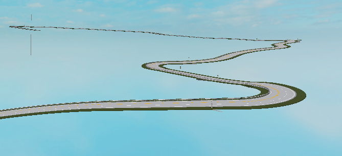 over the weekend i worked on part of a 2 mile 9% mountain grade #RobloxDev