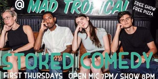 Quick Dish NY: <a href="/StokedComedy/">Stoked Comedy</a> This Thursday 11.21 at Mad Tropical <a href="/ambercrollo/">amber rollo</a> <a href="/bellykachman/">Kelly Bachman</a> @davidsonboswell &amp; <a href="/shmooolie/">Julie Piñero</a> #openmic #comedyshow #standup comedycake.com/archives/76726