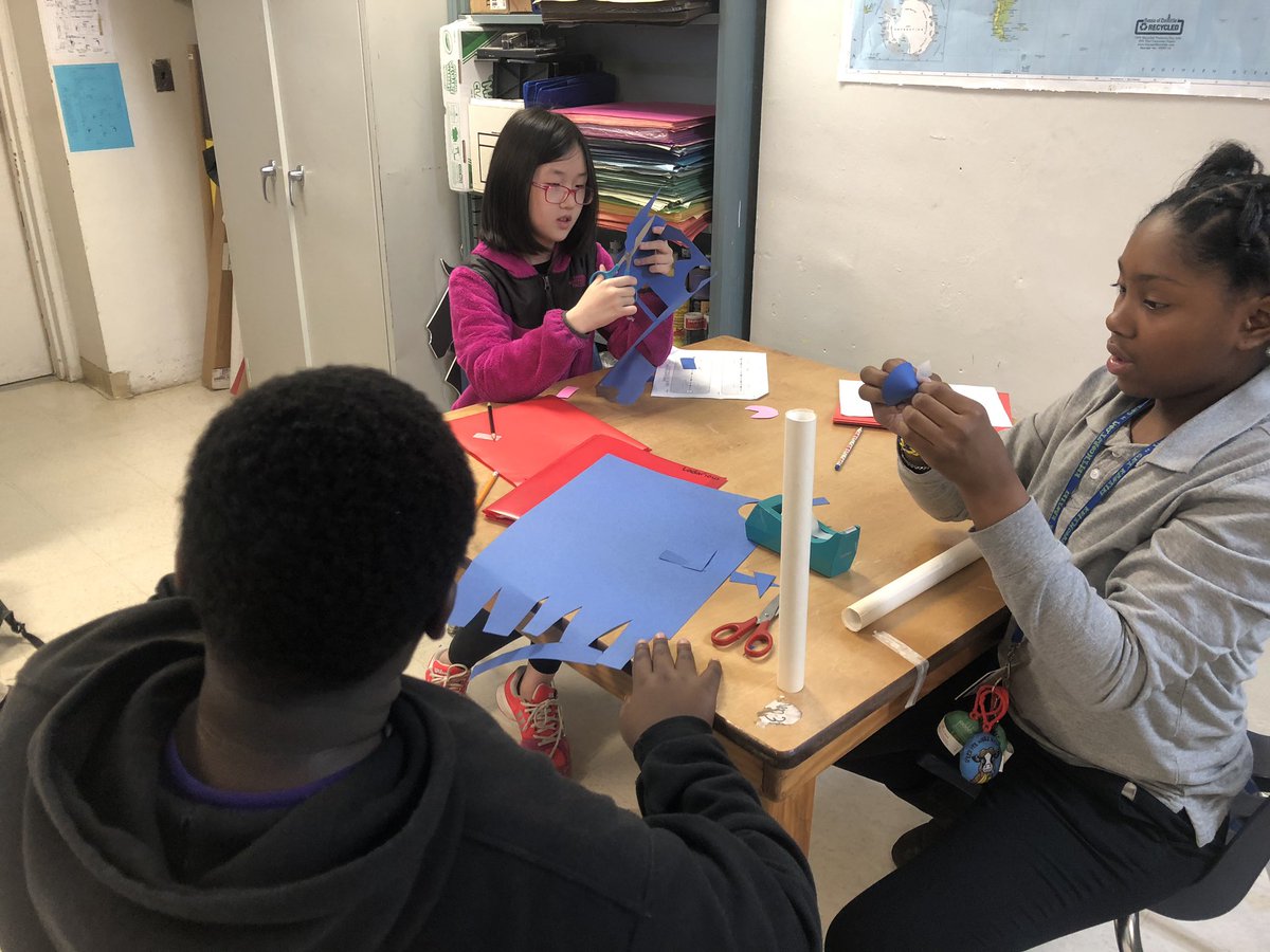 carrie_mcmillen's tweet photo. Revising our designs and rebuilding rockets based on our previous data! Ready to launch again tomorrow! 🚀@StarkvilleSD #tweecher #engineering #problemsolving https://t.co/e6YxuPxdPY