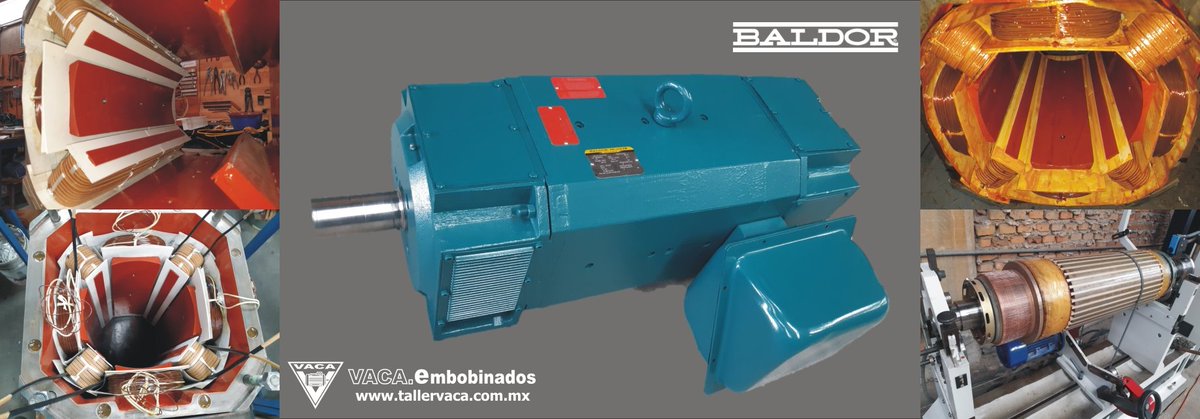 EmbobinadosVaca's tweet photo. Motor BALDOR RPM III IEC Integral HP. DC. Motor. Reparación y Bobinado. Campos, Interpolos, Armadura.
#mantenimientopreventivo #bobinado #baldor #motorelectrico #corrientedirecta https://t.co/LPe2DWCSE7