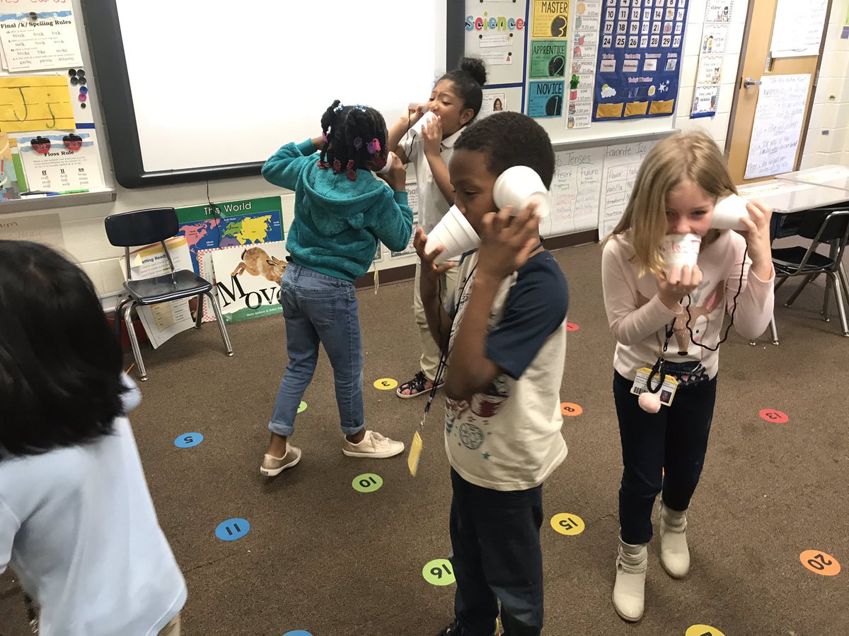 MillineTammy's tweet image. “Do you hear what I hear ?” We are using our handmade telephones to hear sound! @CJHicksElem  @RCPSScience #1stgradescientists #soundexperiments