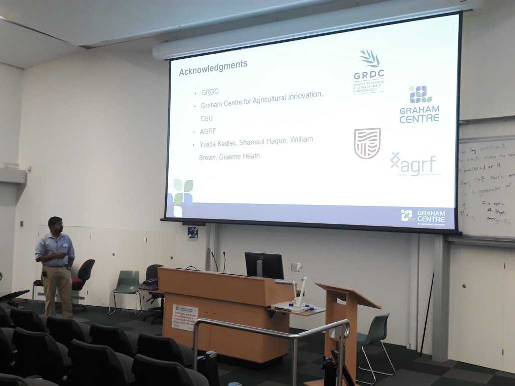 PieterWillemHE1's tweet image. A great presentation from Dr. Saliya Gurusinghe at the Host Microbiome Interaction symposium in Canberra.@GrahamCentre @SaliyaGurusing2