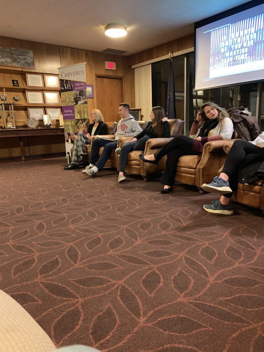 MRoge22's tweet image. Proud of the students and teachers who led tonight’s discussion about the many amazing immersion trips offered at Cheverus High School. One of many things that make this school amazing! #PeopleForOthers @cheverus