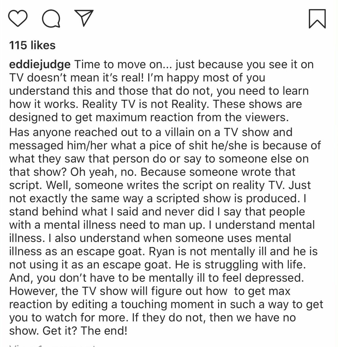 RealityTVBliss's tweet photo. @eddiejudge care to comment on "escape goat"? Exactly how do you morph into a goat an escape? #EscapeGoatEd #RHOC https://t.co/12Y10bUUMn
