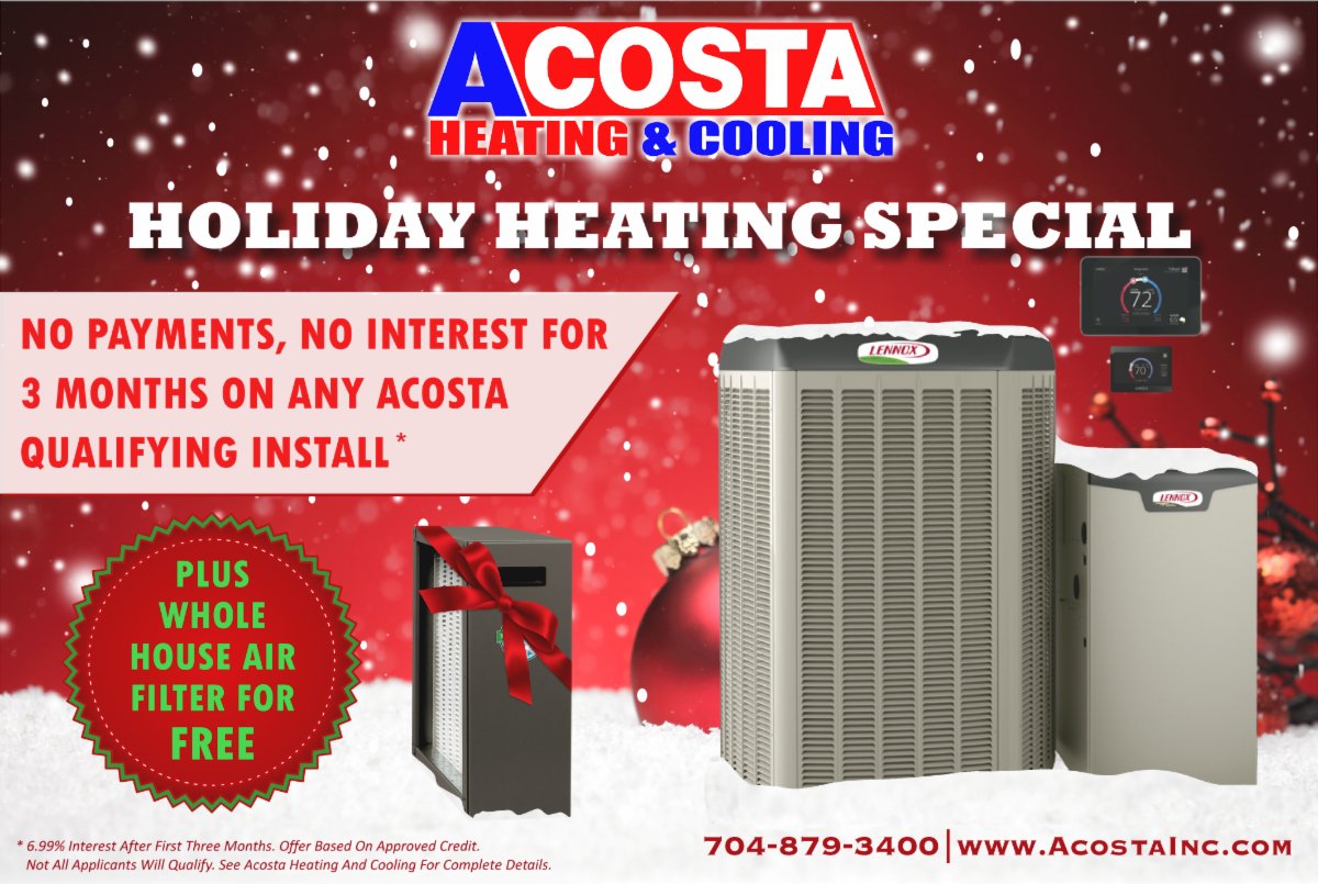 Don't Miss our Holiday Heating Special conta.cc/2OxEzpw