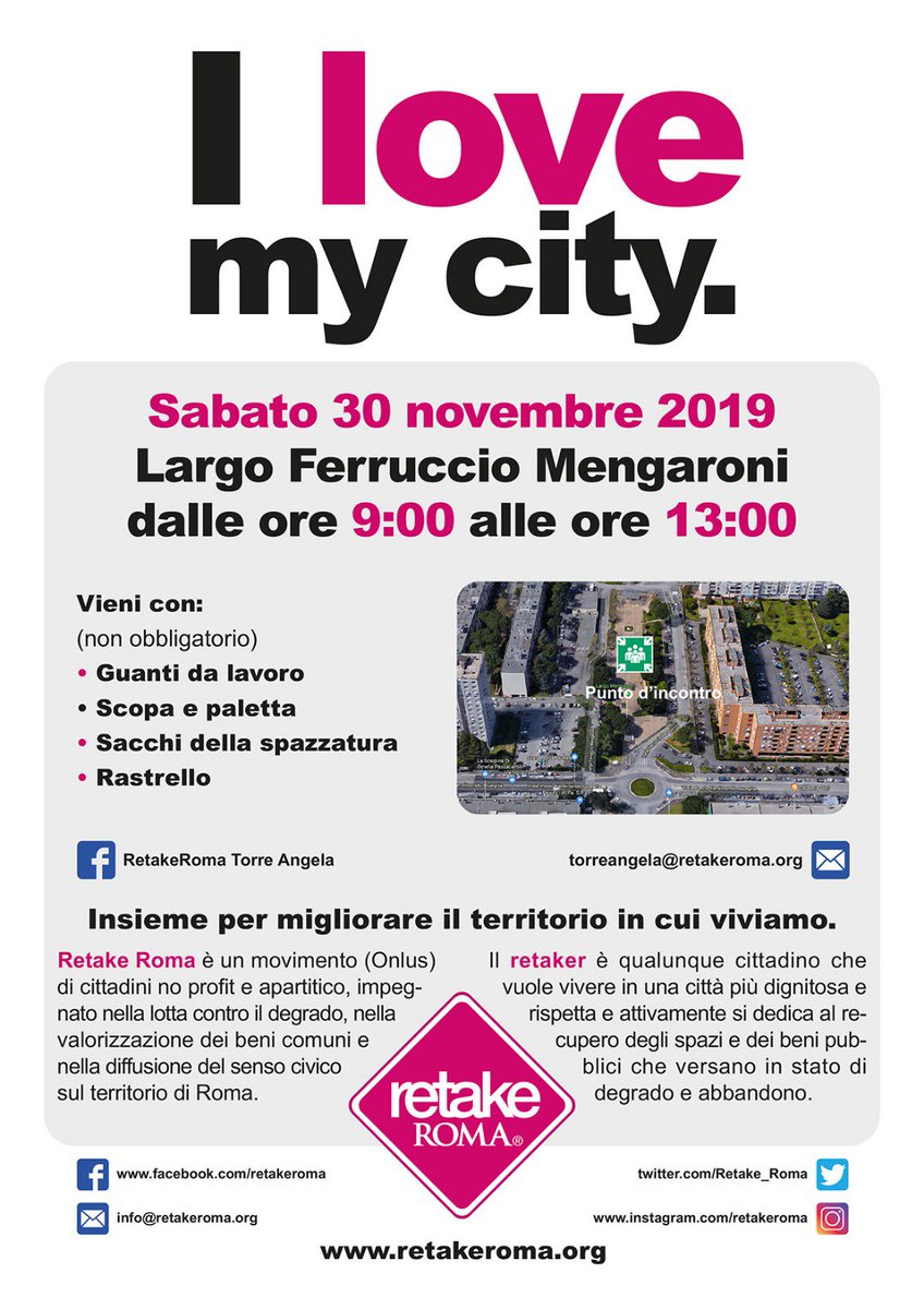 RetakeromaT's tweet photo. Nuova data, per chiudere in bellezza il mese di Novembre!
Che ne dite di un Sabato mattina di decoro urbano?!
Vi aspettiamo 🌱
@Retake_Roma https://t.co/k0fmcdADcW
