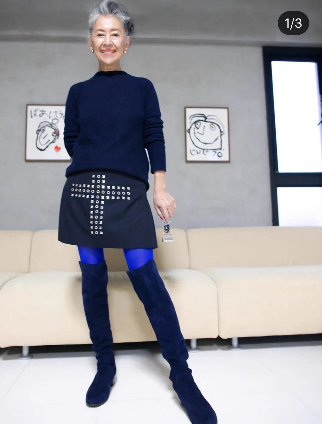 「70歳のインスタグラマー・内藤朝美さん」ファッション上級者素敵すぎる！！