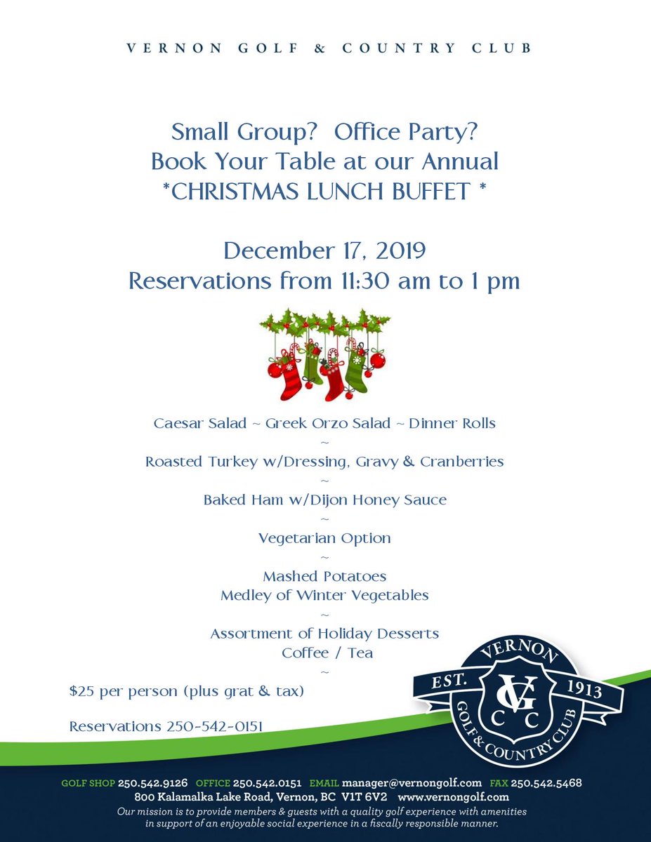 Christmas Lunch for you and yours?