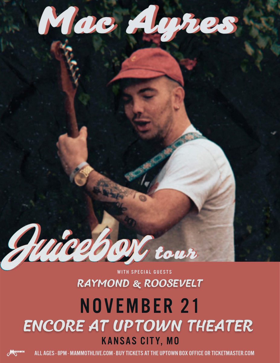 rickyroosevelt_'s tweet photo. We're kicking off the show at 9pm. Make sure to grab your tickets and pop out to @UptownTheater this Thursday night!! https://t.co/0Hq77avQFD