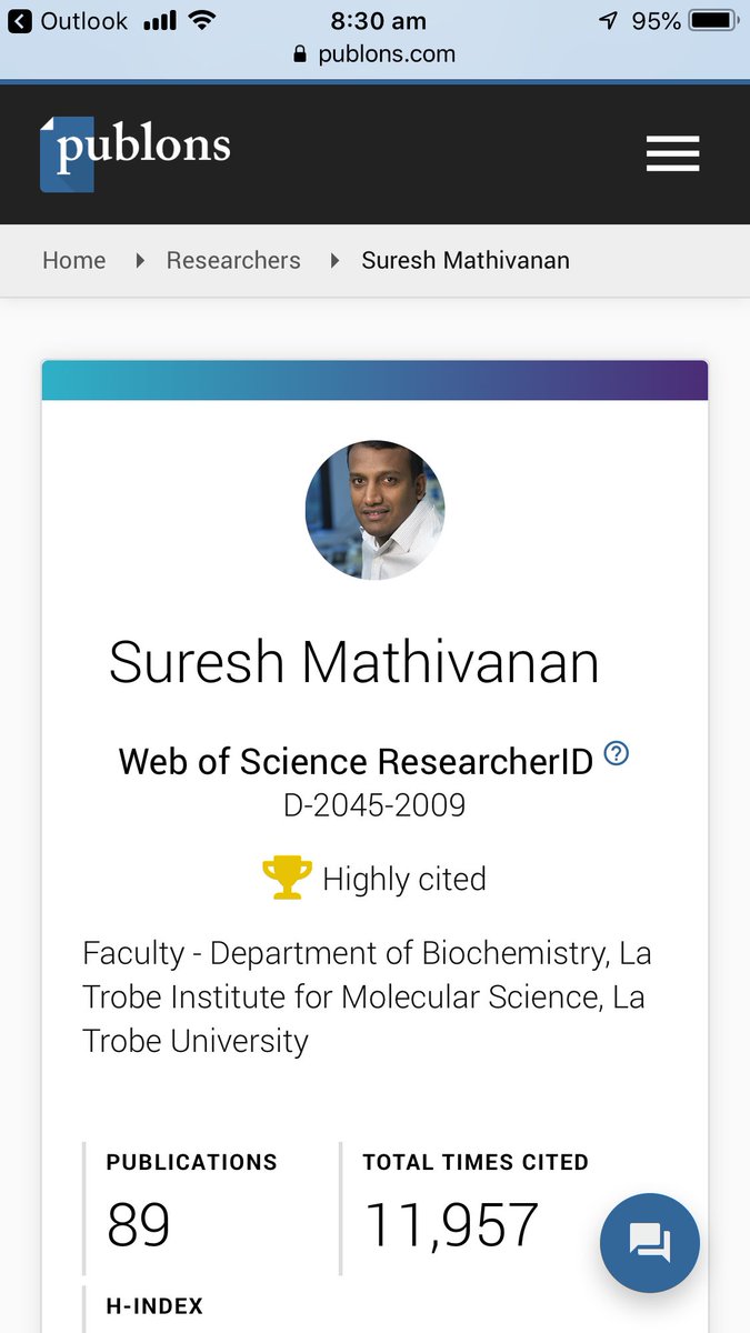 Suresh Mathivanan (@sureshmathivan2) on Twitter photo Very happy to be listed as the #HighlyCited2019 researcher <a href="/LIMSLTU/">La Trobe Institute for Molecular Science</a> <a href="/LTUresearchers/">La Trobe Researchers</a> <a href="/latrobe/">La Trobe University</a> #RCEV Many thanks to all the people who had contributed in this journey. Special thanks to our team and collaborators👏 Very happy to be listed as the #HighlyCited2019 researcher <a href="/LIMSLTU/">La Trobe Institute for Molecular Science</a> <a href="/LTUresearchers/">La Trobe Researchers</a> <a href="/latrobe/">La Trobe University</a> #RCEV Many thanks to all the people who had contributed in this journey. Special thanks to our team and collaborators👏