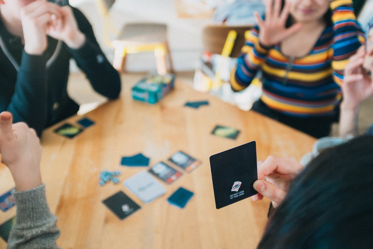 FloodgateGames's tweet photo. Who's celebrating #TabletopTuesday with #gamenight? Tonight, we're recommending #3LawsOfRobotics! What's on your recommendations list? https://t.co/lnqPcxtQfW https://t.co/tnkDUspUKP