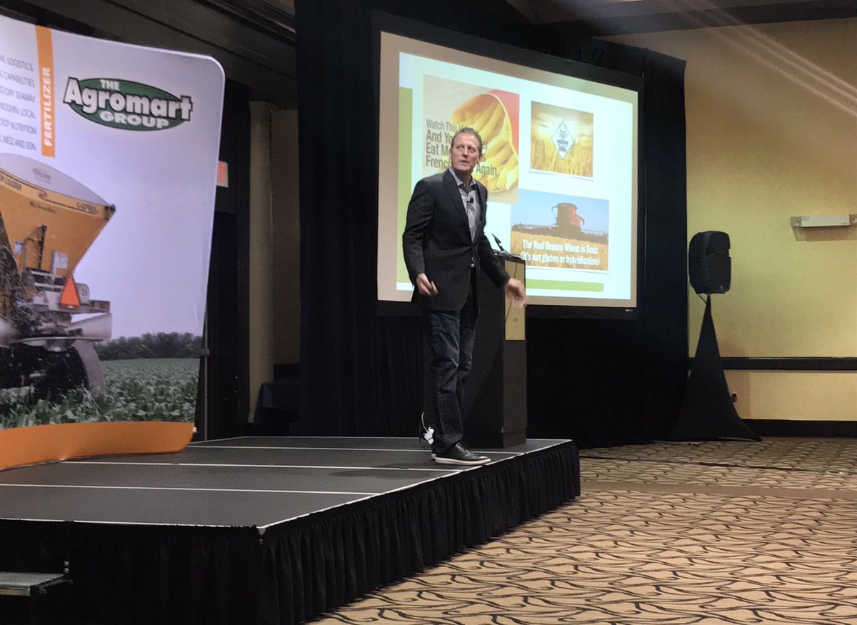 @DamianPMason keeping the room’s attention talking food trends and where the industry is going at Growing Innovations. Feelings drive consumers, what does this mean to ag? #OntAg #EastCdnAg