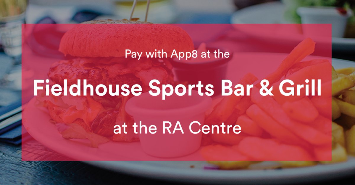 app8solutions's tweet photo. 🚨 New restaurant alert! 🚨 #App8 is now available at the Fieldhouse Sports Bar & Grill at the @RACentreOttawa! Whether you're enjoying a beer after a game or grabbing a bite before a meeting you can now pay with App8 to #eatpayleave at the Fieldhouse! https://t.co/g1vpTQthwV