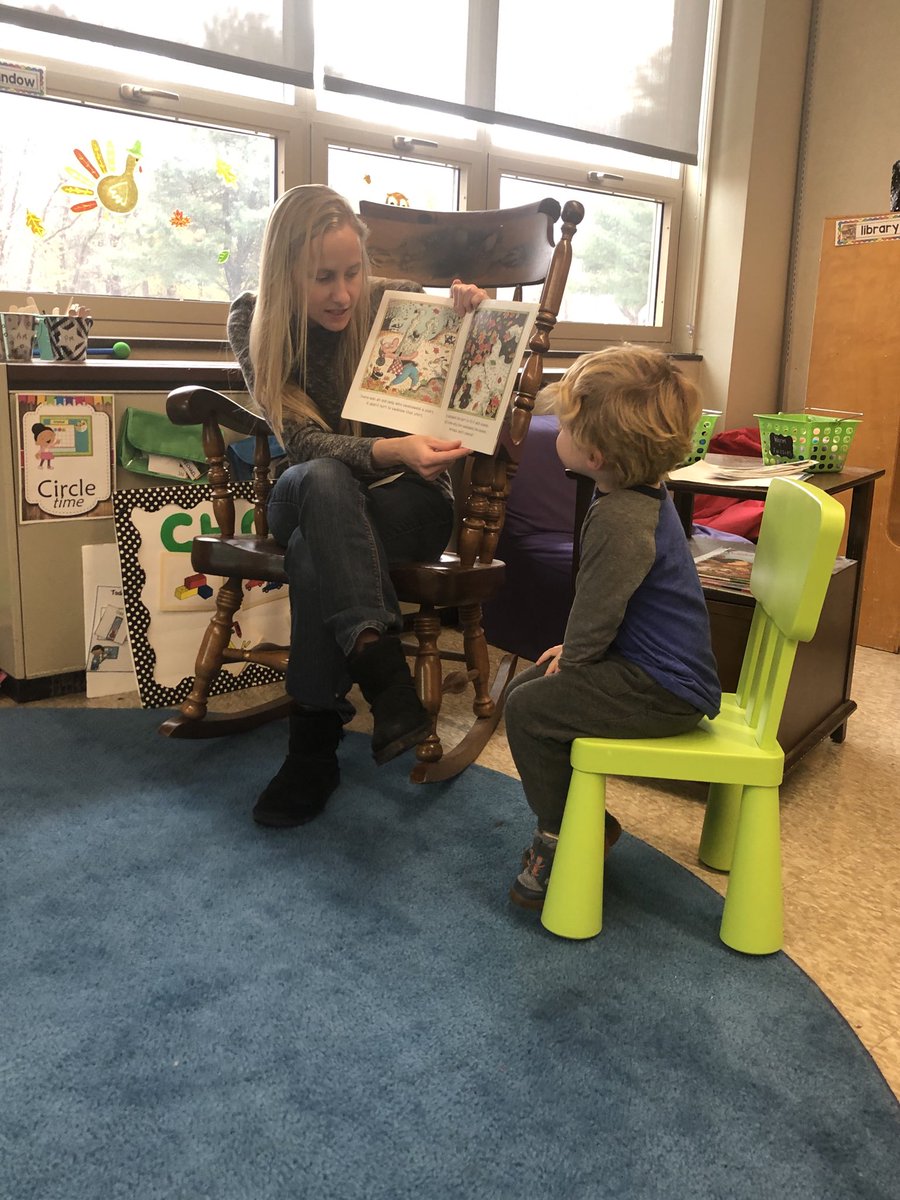 First Mystery Reader of the year! We loved having Cole’s mommy read us a fall story today 🍁