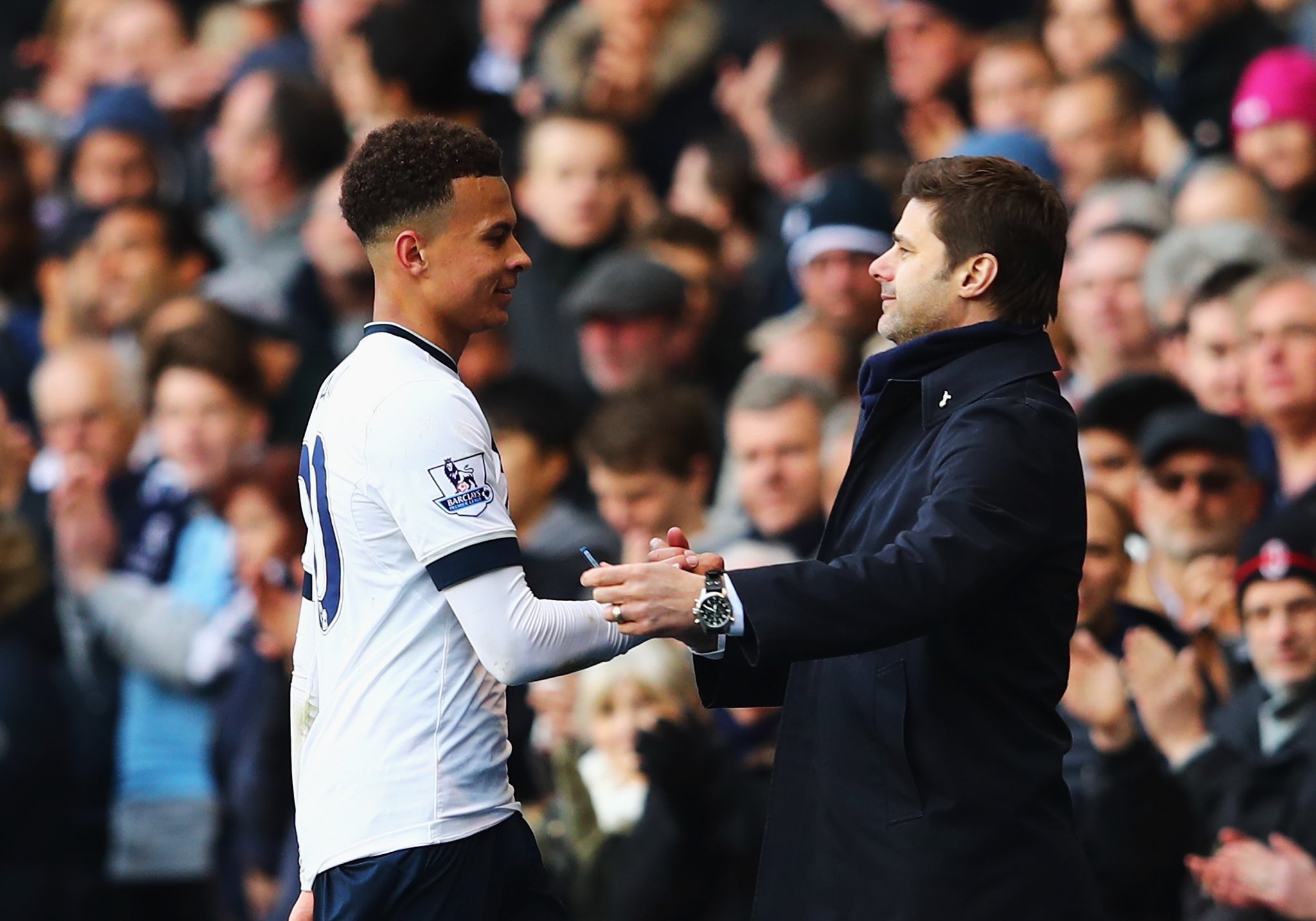 Dele con Pochettino. Fuente: Dele en "X".