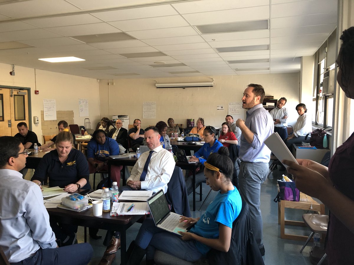 UChiToThrough's tweet photo. Never underestimate the power of educators working together! Thank you @AcademiesInc and @SayreHighSchool for your leadership today. #9GSN #DataAndDialogue #PHLed https://t.co/5x8cCAxO22