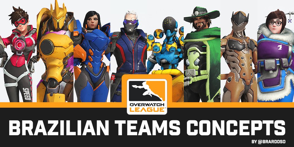 Brazilian teams concepts for Overwatch League! : r/Overwatch