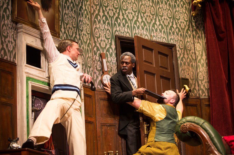 MyTheatreMates's tweet photo. "The Chichester Contingency" is the name for the plans the cast and crew have in place in case of actual technical errors. When asked why, @ElanJames explains, "I think because it went wrong in Chichester?"
@mischiefcomedy @playgoeswrong #MischiefTalks https://t.co/JewB62IsE3